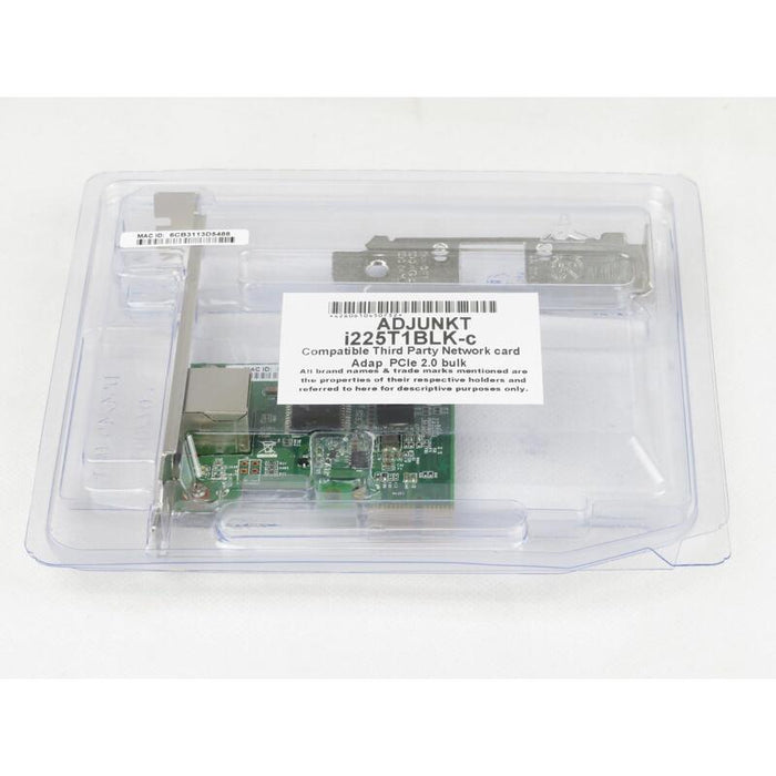 Adap Oem I225t1blk-C Pcie 2.5g Base Lp Bulk