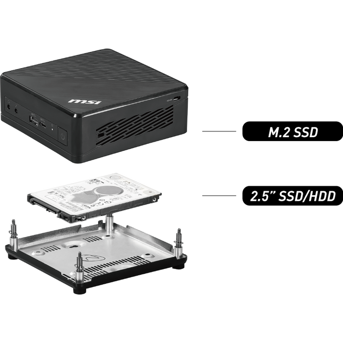 Adaptador Hdd Para Mini Ordenador Msi Cubi N 8gl Ms B17111 Negro