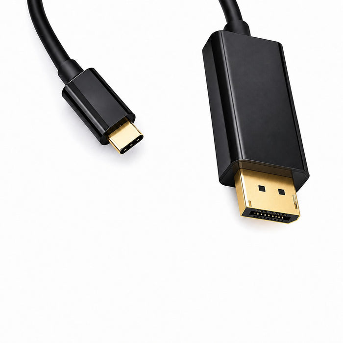 Adaptador Hub Usb-C A Displayport 4K Ultra 60Hz Cable Largo