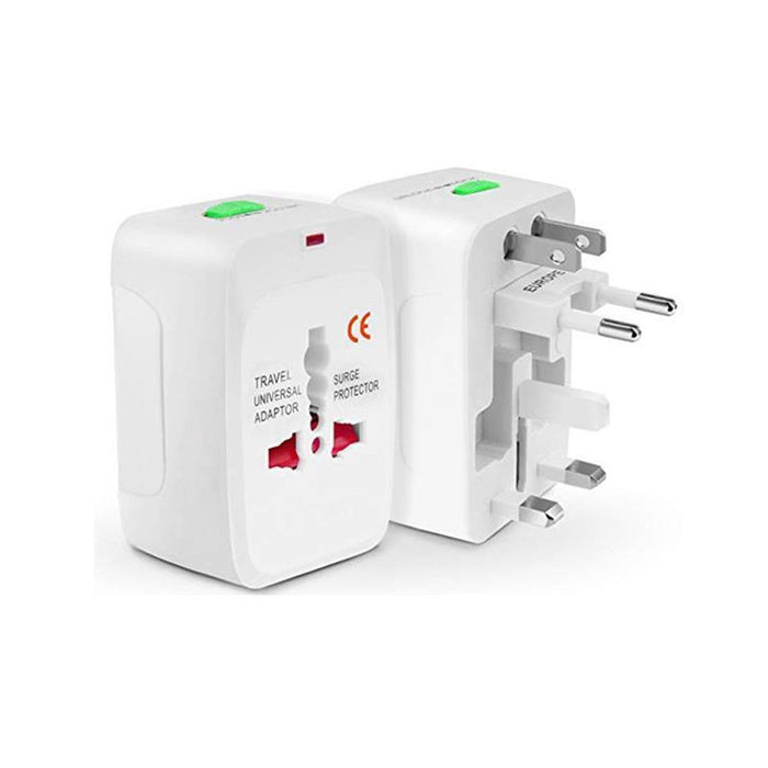 Adaptador Universal De Viaje Us/Au/Uk/Eu