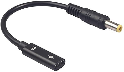 Adaptador Usb-C Hembra A 5.5X2.5Mm Macho 65W De 15Cm