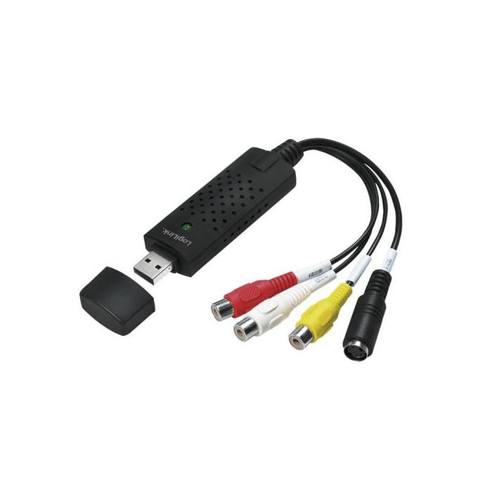 Adaptador Usb Capturador De Audio/Video Logilink Negro