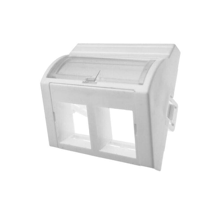 Adapter 45x45 2xrj45 (Wypukly Acodado)