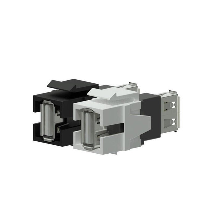 Adapter Keystone Usb 2.0 A-Usb 2.0 A Negro- Vck622/B