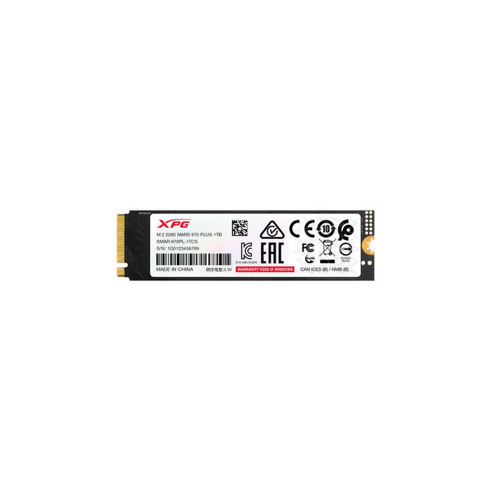 Adata Mars 970 Plus 1.0 Tb, Ssd Pcie Gen5 X4, Nvme, M.2 2280 Smar-970pl-1tcs