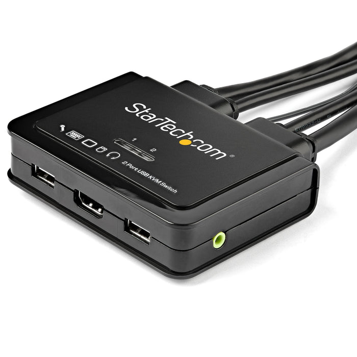 EAN 0065030882163 - StarTech.com SV211HDUA4K interruptor KVM Negro imagen 2