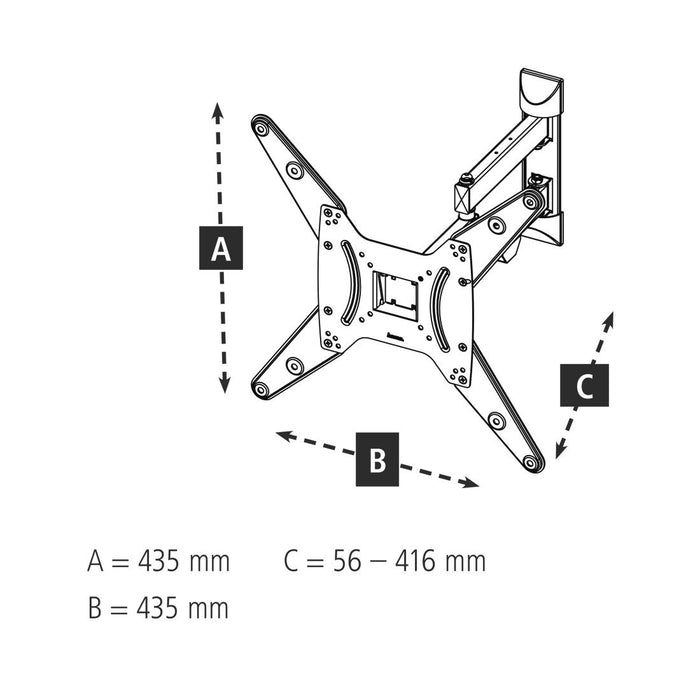 EAN 4047443308153 - Hama 00118103 soporte para TV 165,1 cm (65") imagen 3