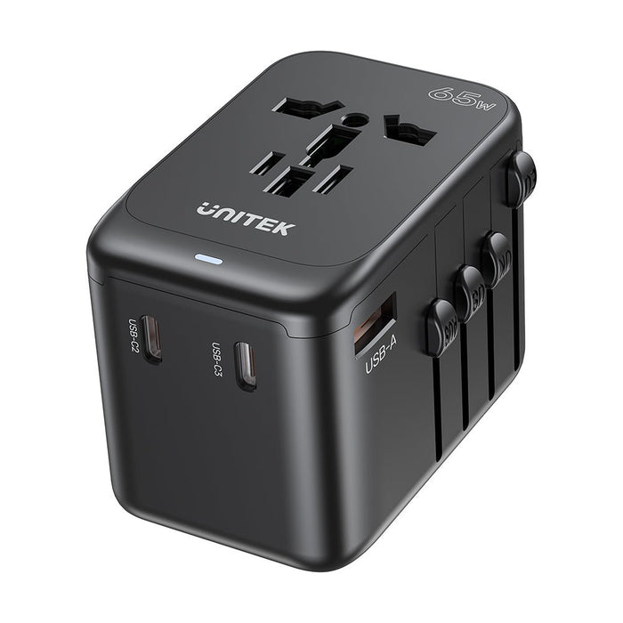 EAN 4894160052032 - UNITEK P1122ABK01 adaptador de enchufe eléctrico Universal Negro imagen 20