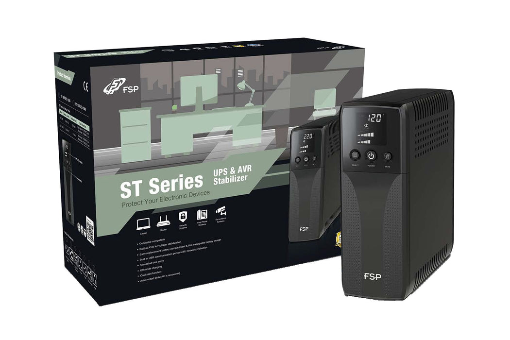 EAN 4713224528965 - FSP ST 1500 sistema de alimentación ininterrumpida (UPS) Línea interactiva 1,5 kVA 900 W imagen 1
