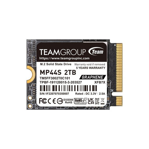 EAN 4711430800158 - Team Group MP44S 2 TB M.2 PCI Express 4.0 NVMe imagen 1