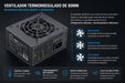 EAN 8436624423482 - CoolBox COO-FA550SGR unidad de fuente de alimentación 20+4 pin ATX Negro imagen 4
