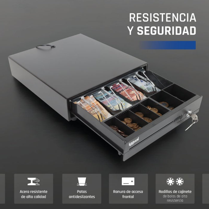 EAN 8435364316368 - iggual IRON-10 Cajón de efectivo automático y manual imagen 7