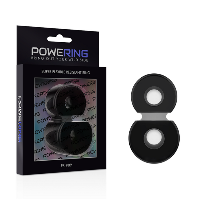 Addicted Toys - Plug Anal Con Anilla Doble Negro