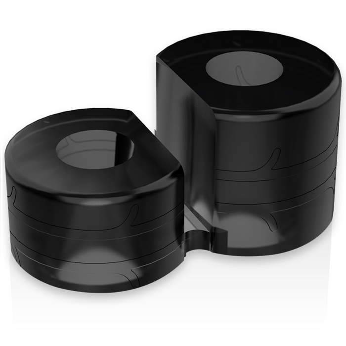 Addicted Toys - Plug Anal Con Anilla Doble Negro