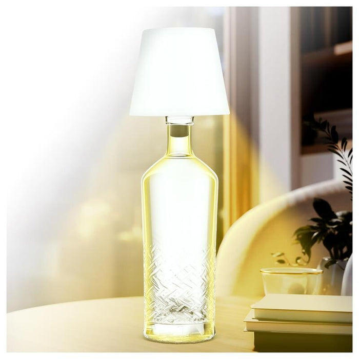 Addliving Lámpara Led Para Botella, Con Función Táctil, Lámpara De Noche Regulable, Pantalla De Lámpara, 3 Colores De Luz, 56 Ledes, Resistente A La Intemperie, Ip44, Incluye 3 Accesorios Para