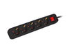 EAN 5901969429176 - Lanberg PS1-05F-0300-BK base múltiple 3 m 5 salidas AC Interior Negro imagen 4