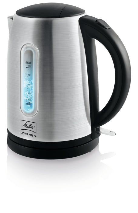 EAN 4006508212996 - Melitta Prime Aqua tetera eléctrica 1,7 L 2200 W Negro, Acero inoxidable imagen 1