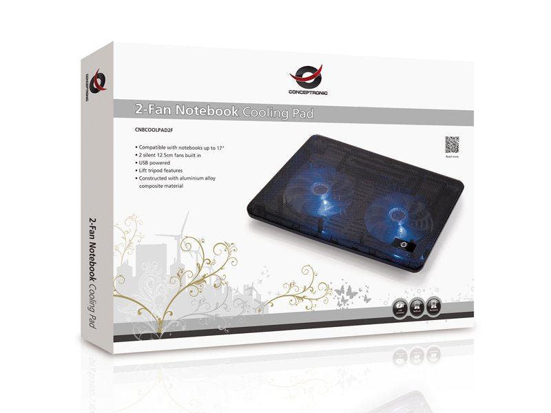 EAN 4015867190715 - Conceptronic CNBCOOLPAD2F almohadilla fría 39,6 cm (15.6") Negro imagen 4