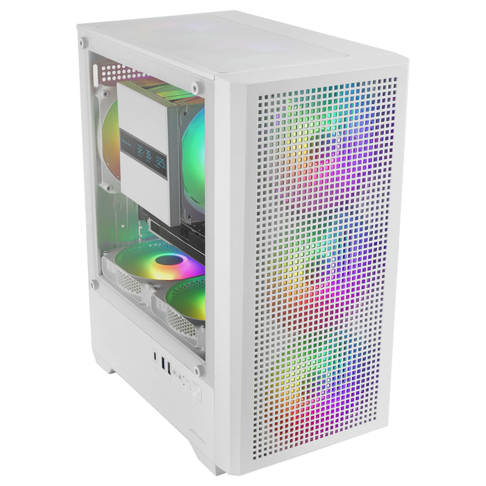EAN 8435693114420 - Mars Gaming MCVECTORW carcasa de ordenador Mini Tower Blanco imagen 3