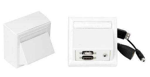 EAN 5712505342435 - Vivolink WI221260 toma de corriente HDMI + USB A + 3,5mm Blanco imagen 1