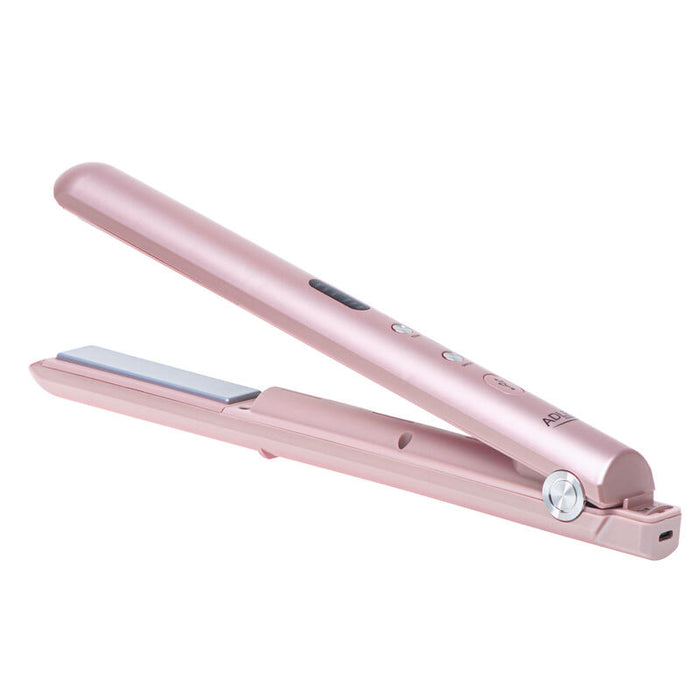 Adler Ad 2327 Cordless Hair Straightener, Usb, Pink