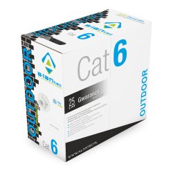 EAN 5901738553644 - Alantec KIU6OUTZ305 cable de red Negro 305 m Cat6 U/UTP (UTP) imagen 1