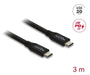 EAN 4043619817085 - DeLOCK 81708 cable USB USB4 Gen 2x2 3 m USB C 20 Gbit/s 60 W Negro imagen 2