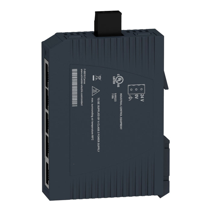 EAN 3606481029546 - Schneider Electric MCSESU053FN0 switch No administrado Fast Ethernet (10/100) Carril DIN Negro imagen 3