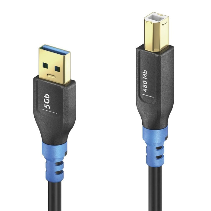 EAN 4251364742839 - PureLink FI-U200-030 cable USB USB 2.0 3 m USB A USB B Negro, Azul imagen 1