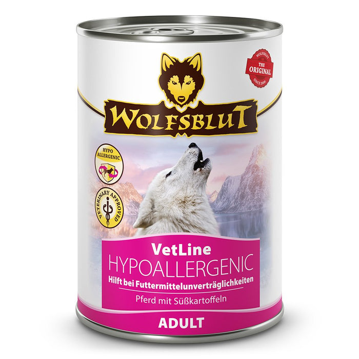 EAN 4260603789603 - Wolfsblut VetLine Hypoallergenic Cabello Adulto 395 g imagen 1