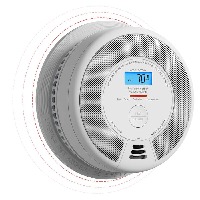 EAN 0810194780219 - X-Sense SC07-W detector de humo Detector de monóxido de carbono Interconectables Inalámbrico imagen 2