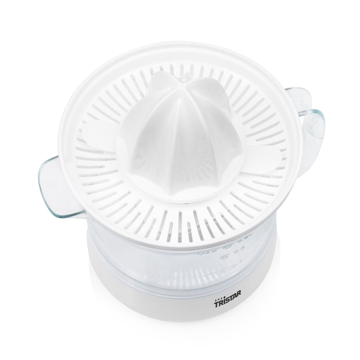 EAN 8713016091659 - Tristar CP-3005 prensa de cítricos eléctricos 0,5 L 25 W Blanco imagen 3