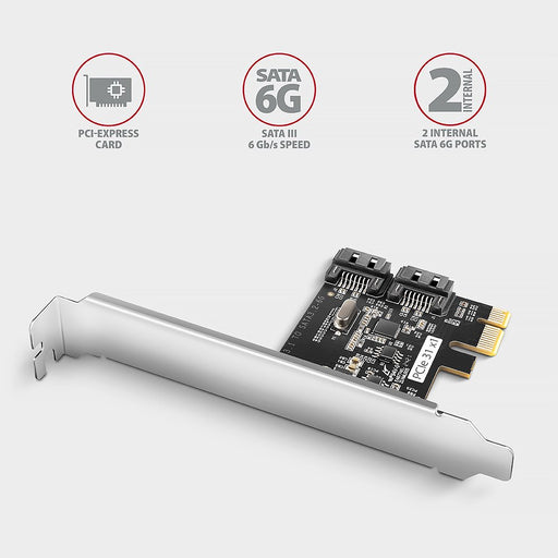 EAN 8595247907745 - Axagon PCES-SJ2 tarjeta y adaptador de interfaz Interno SATA imagen 2