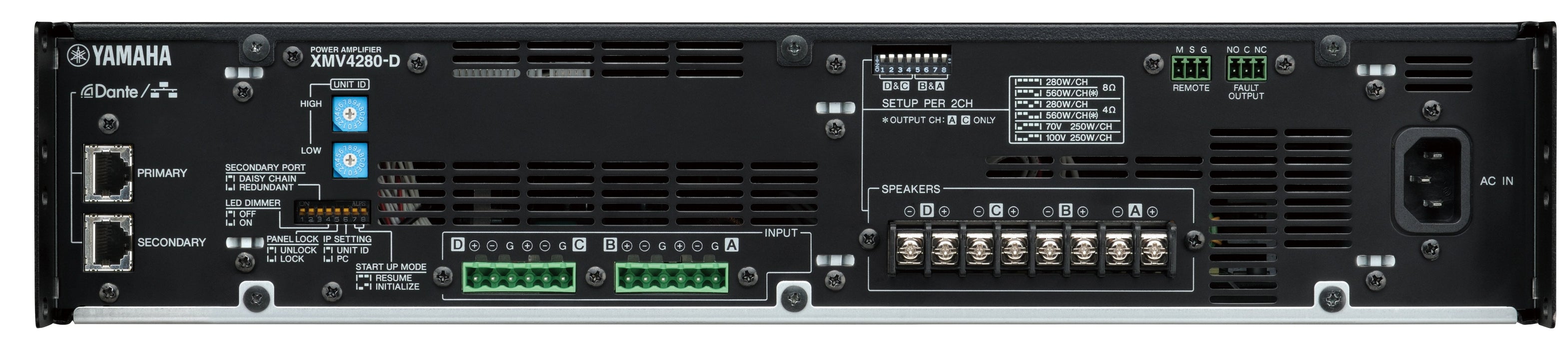 EAN 4957812532648 - Yamaha XMV4280-D amplificador de audio Rendimiento/fase Negro, Gris imagen 2