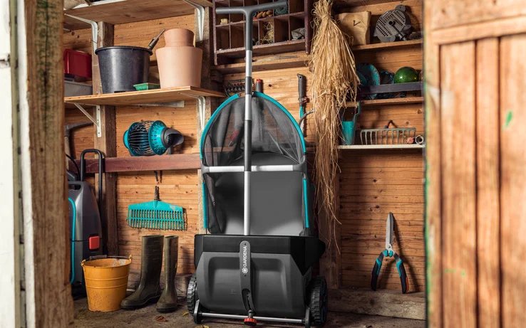 EAN 4066407029316 - Gardena 3566-20 cesta para recogida de césped cortado Barredora de empuje para césped 9,5 kg imagen 3