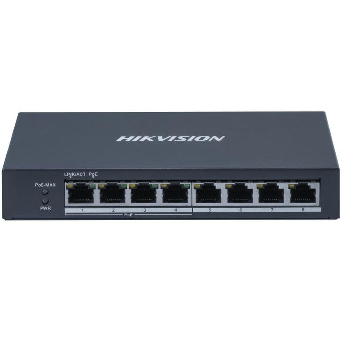 EAN 6931847177553 - Hikvision DS-3E0508P-O switch Gestionado Gigabit Ethernet (10/100/1000) Energía sobre Ethernet (PoE) Gris imagen 1