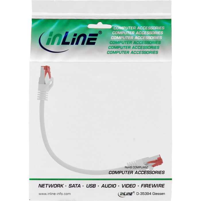 EAN 4043718231768 - InLine 76122W cable de red Blanco 0,25 m Cat6 S/FTP (S-STP) imagen 3
