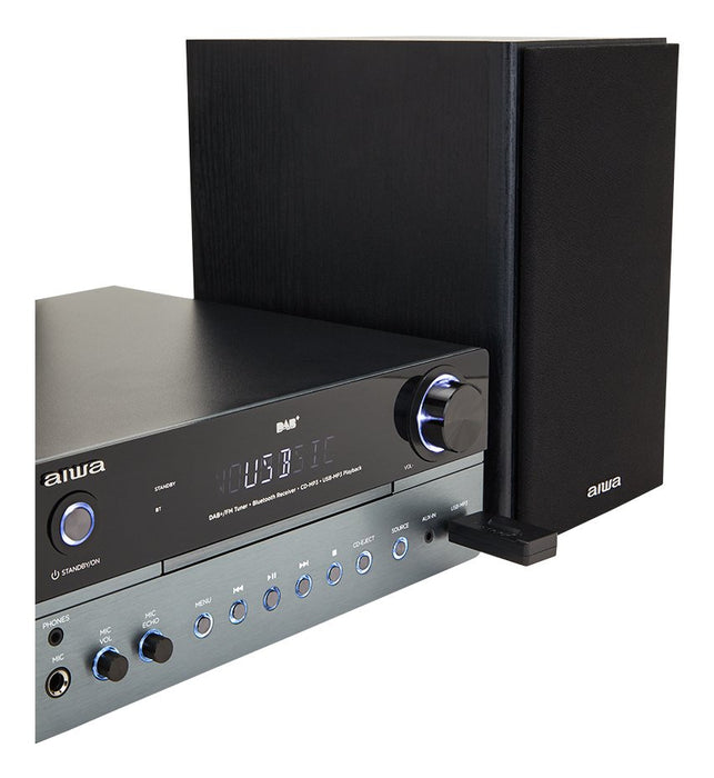 EAN 8435256898491 - Aiwa MSBTU-700DAB sistema de audio para el hogar Microcadena de música para uso doméstico 25 W Azul ártic imagen 2