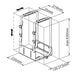 EAN 8051128102239 - Techly ICA-CS 62 soporte de CPU Soporte de CPU para instalación en escritorio Negro imagen 3
