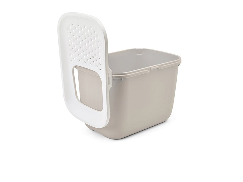 EAN 5411388201814 - Savic Hop in Gato Caja de arena con entrada superior Beige, Blanco imagen 5