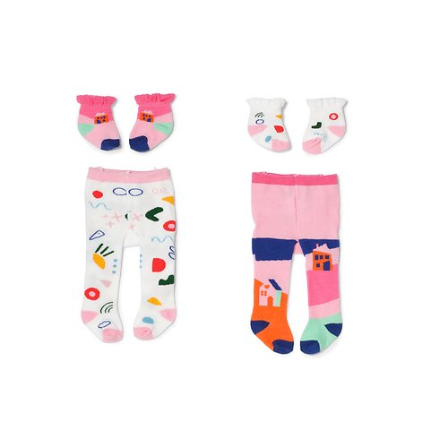 EAN 4001167839485 - BABY born Tights & Socks 2 assorted 43cm Leotardos para muñecas imagen 3
