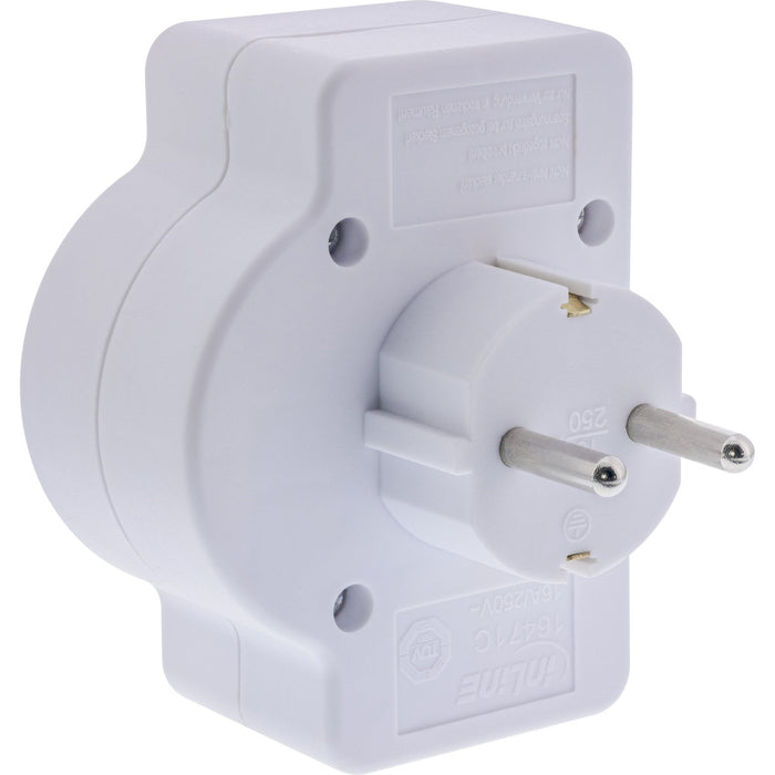 EAN 4043718334278 - InLine 16471C base múltiple Blanco imagen 2