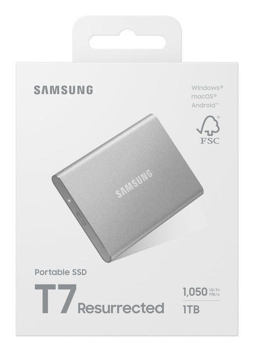 EAN 8806097817550 - Samsung MU-PD1T0G/WW unidad externa de estado sólido 1 TB USB Tipo C 3.2 Gen 2 (3.1 Gen 2) Plata imagen 8