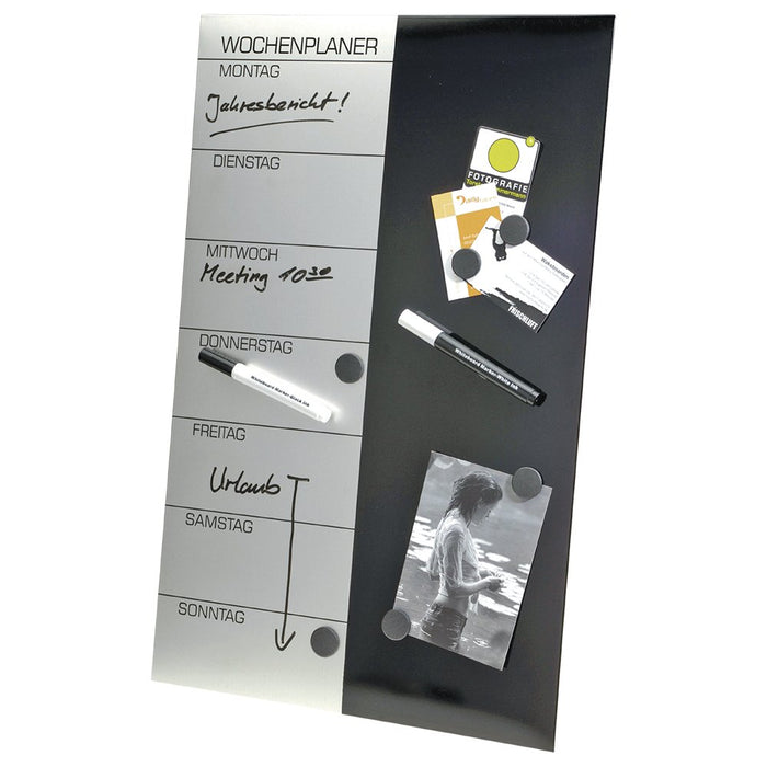 EAN 4015468107945 - Genie 10794 tablero o accesorio magnético Acero 370 x 570 mm Negro, Acero satinado imagen 1