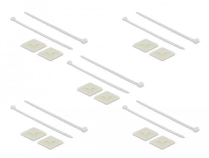 EAN 4043619186792 - DeLOCK 18679 soporte para brida Blanco Nylon 10 pieza(s) imagen 1