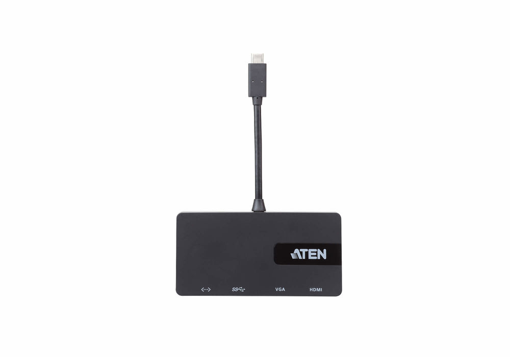 EAN 4719264645730 - ATEN UH3232 Alámbrico USB 3.2 Gen 1 (3.1 Gen 1) Type-C Negro imagen 3