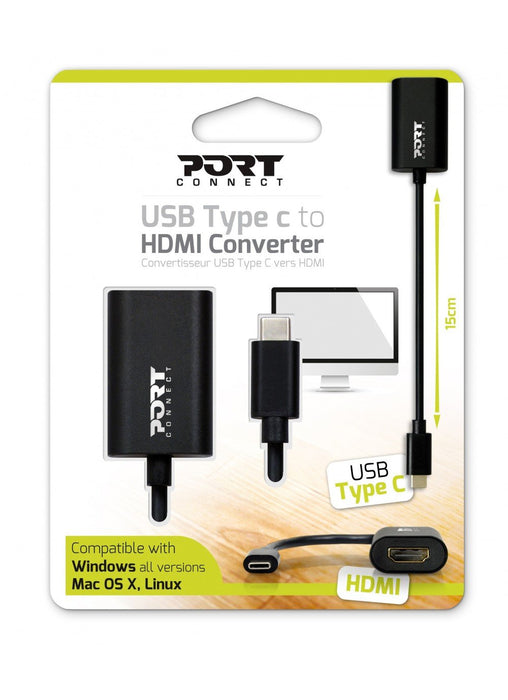 EAN 3567049001247 - Port Designs 900124 Adaptador gráfico USB 4096 x 2160 Pixeles Negro imagen 2