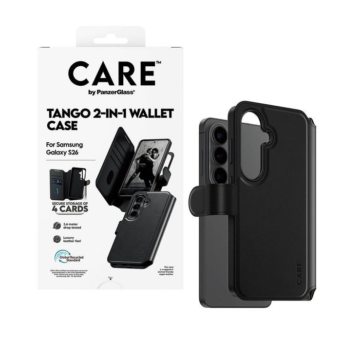 EAN 5715685034053 - PanzerGlass CARE™ by ® Tango 2-in-1 Wallet Case w. Qi Samsung Galaxy S26 funda para teléfono móvil Transp imagen 6