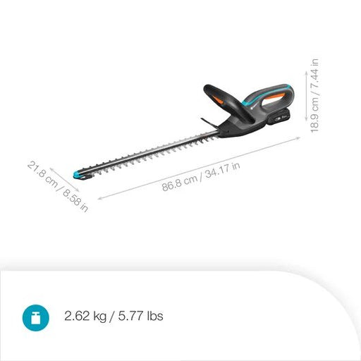 EAN 4066407027855 - Gardena 14734-20 corta-setos eléctrico Cuchilla doble 124 W 2,62 kg imagen 2