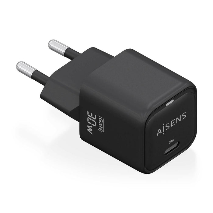 EAN 8435739900833 - AISENS ASCH-30W1P019-BK cargador de dispositivo móvil Universal Corriente alterna Carga rápida Interior imagen 1